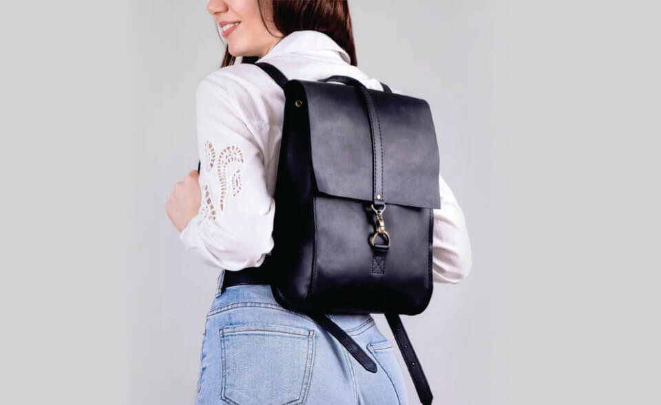 leather backpack bags for girls